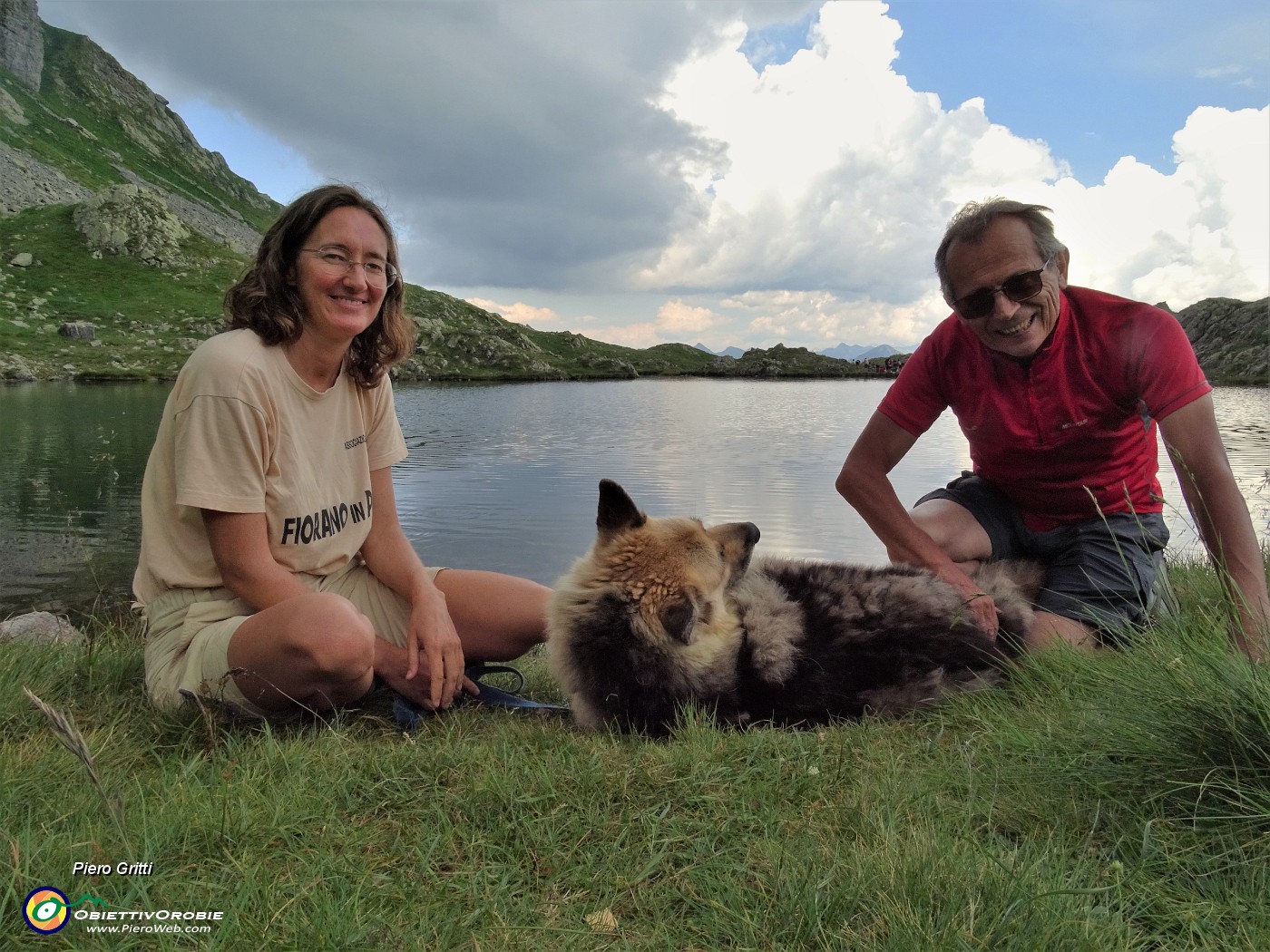 06 E dopo le tre cime al sole e al caldo ci godiamo la frescura dei Laghetti di Ponteranica.JPG